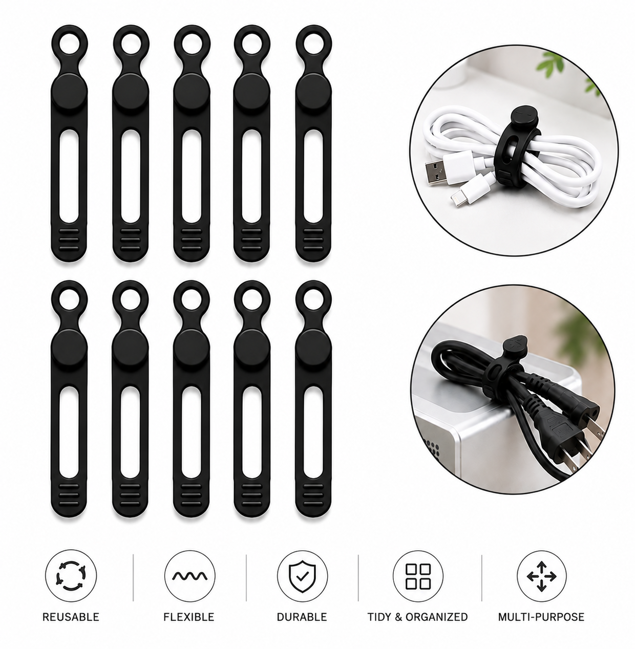 Silicone Cable Ties