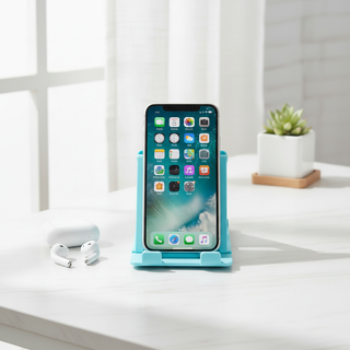 Light Blue Phone Stand - New Angle